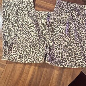 American Eagle Outfitters Animal Print Pants